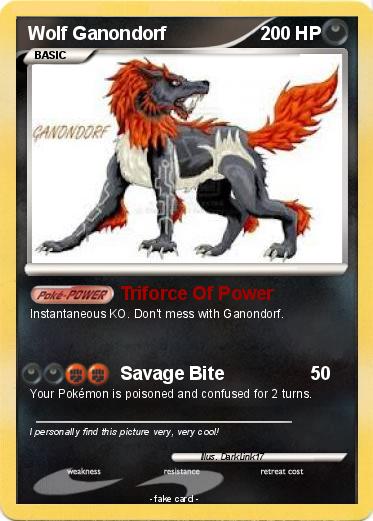 Pokemon Wolf Ganondorf