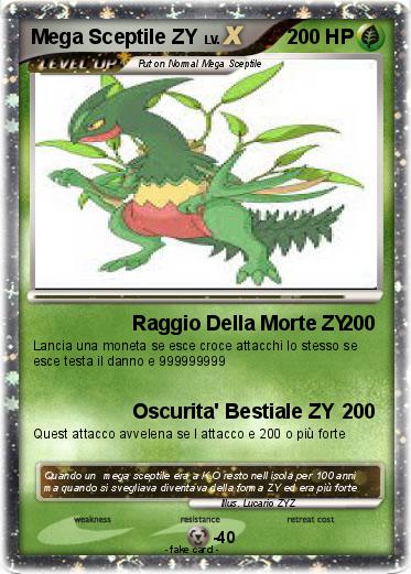 Pokemon Mega Sceptile ZY