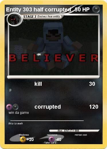 Pokemon Entity 303 half corrupted