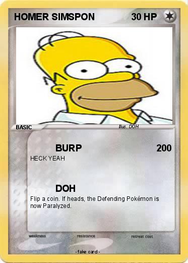 Pokemon HOMER SIMSPON
