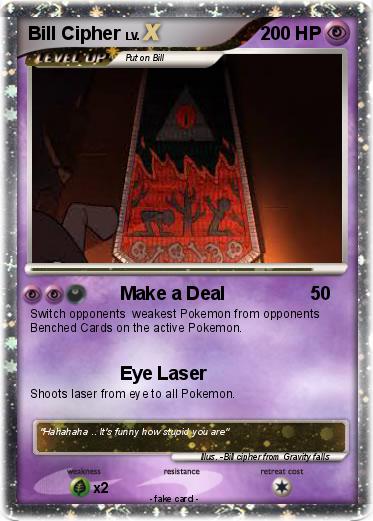 Pokemon Bill Cipher