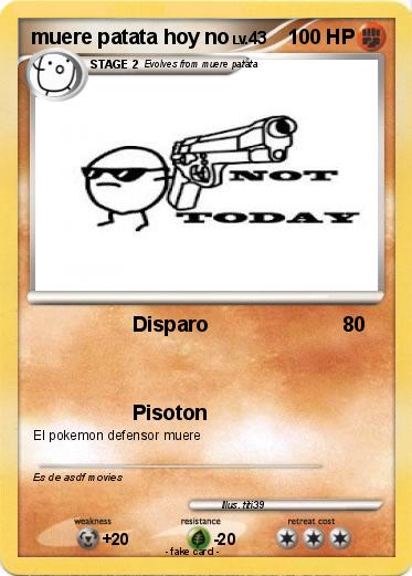 Pokemon muere patata hoy no