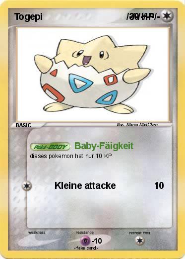 Pokemon Togepi                                 /-/-/-/-/-/-