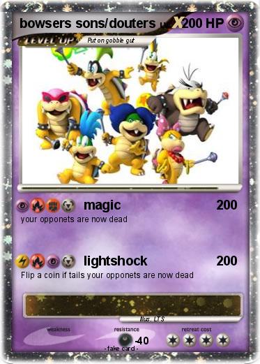 Pokemon bowsers sons/douters