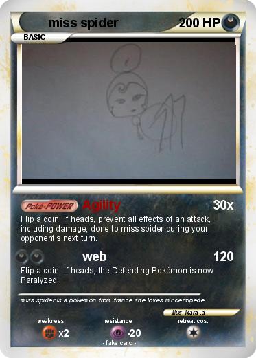 Pokemon miss spider