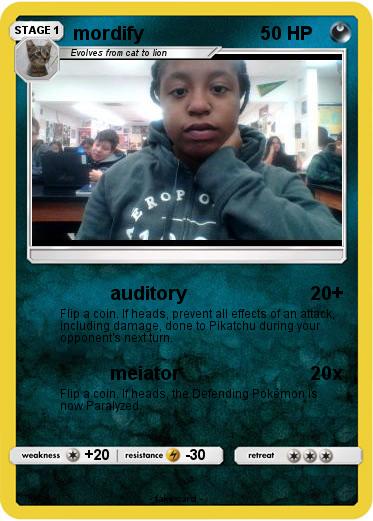Pokemon mordify