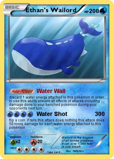 Pokemon Ethan's Wailord