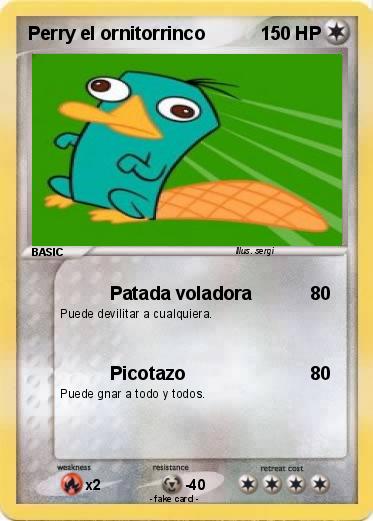 Pokemon Perry el ornitorrinco