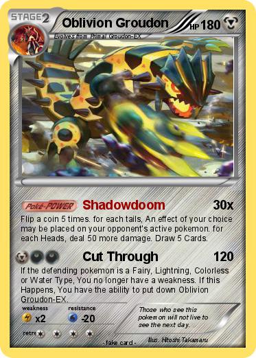 Pokemon Oblivion Groudon