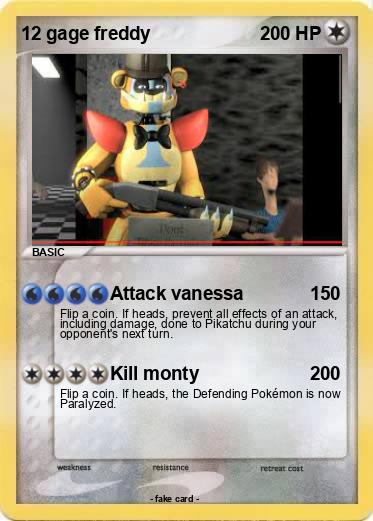 Pokemon 12 gage freddy