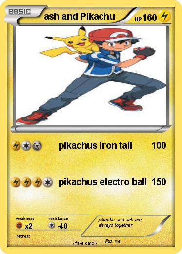 Pokemon ash and Pikachu
