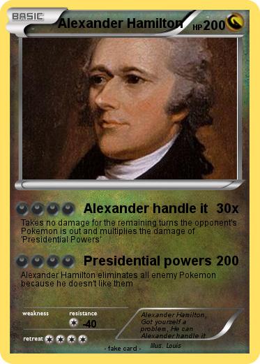Pokemon Alexander Hamilton