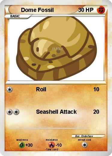 Pokemon Dome Fossil