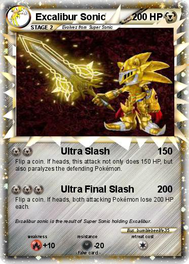 Pokemon Excalibur Sonic