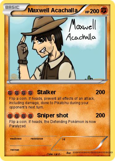 Pokemon Maxwell Acachalla