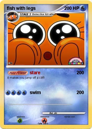 Pokemon fish with legs