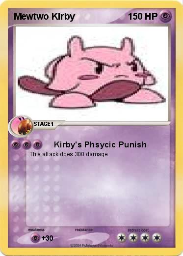 Pokemon Mewtwo Kirby