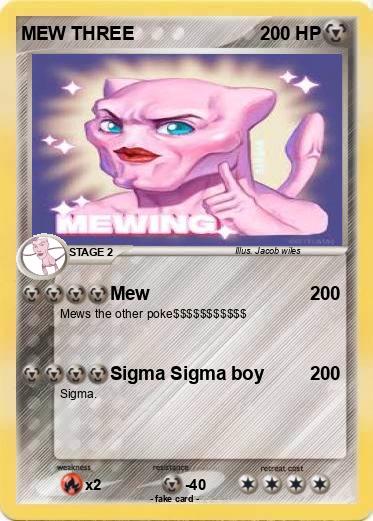 Pokemon MEW THREE