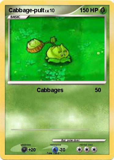 Pokemon Cabbage-pult