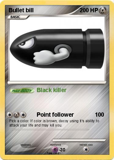 Pokemon Bullet bill