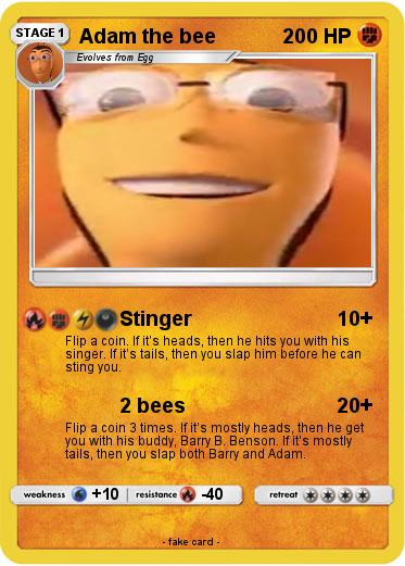 Pokemon Adam the bee