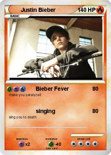 Pokemon Justin Bieber