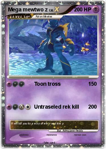 Pokemon Mega mewtwo z