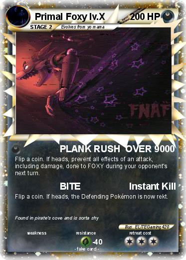 Pokemon Primal Foxy lv.X