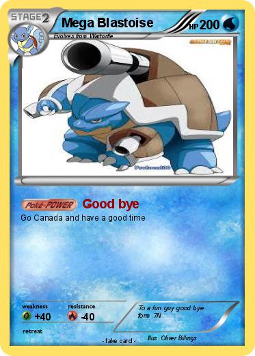 Pokemon Mega Blastoise