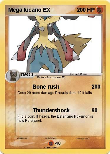 Pokemon Mega lucario EX