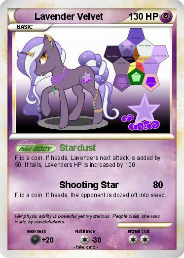 Pokemon Lavender Velvet