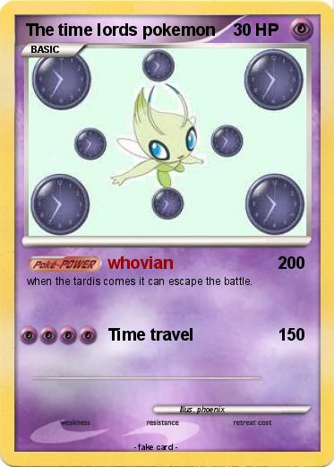 Pokemon The time lords pokemon