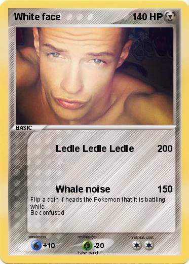 Pokemon White face