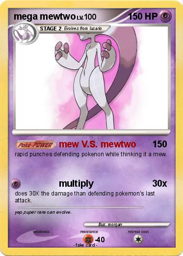 Pokemon mega mewtwo