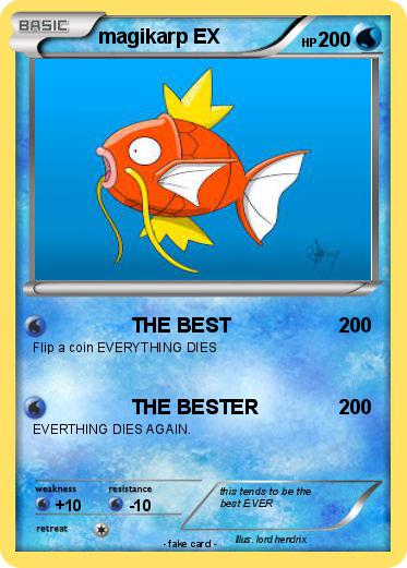 Pokemon magikarp EX
