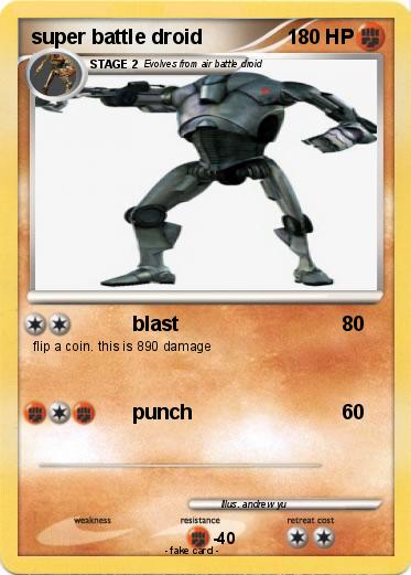 Pokemon super battle droid