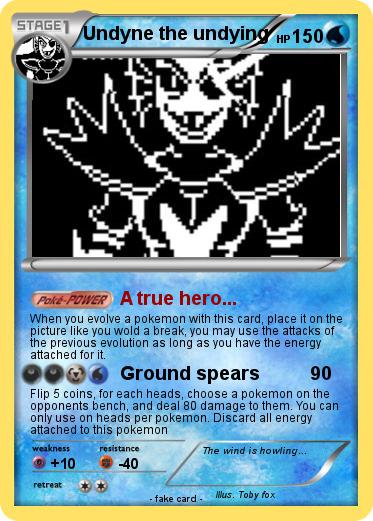 Pokemon Undyne the undying