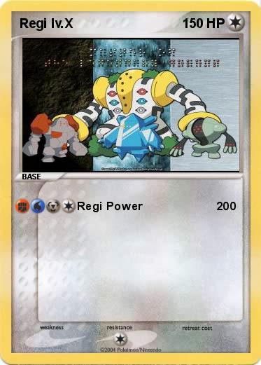 Pokemon Regi lv.X