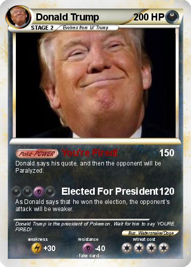 Pokemon Donald Trump