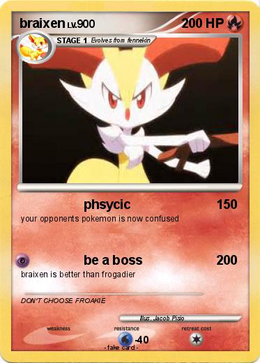 Pokemon braixen