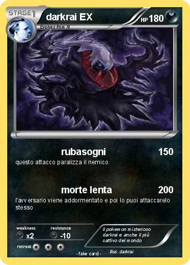 Pokemon darkrai EX