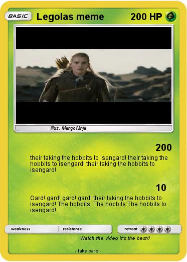 Pokemon Legolas meme