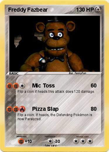 Pokemon Freddy Fazbear