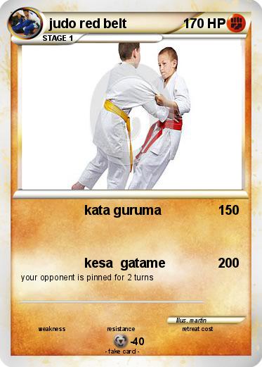Pokemon judo red belt