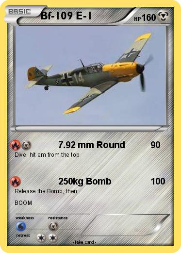 Pokemon Bf-109 E-1