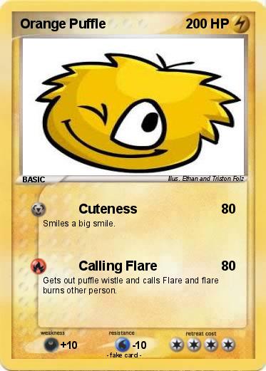 Pokemon Orange Puffle