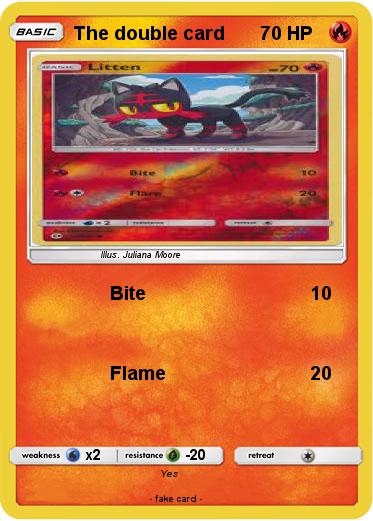 Pokemon The double card