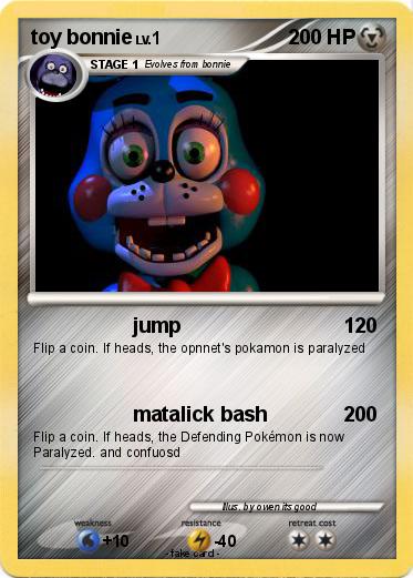 Pokemon toy bonnie