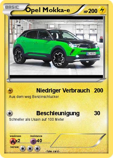 Pokemon Opel Mokka-e