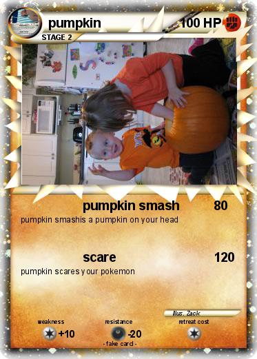 Pokemon pumpkin
